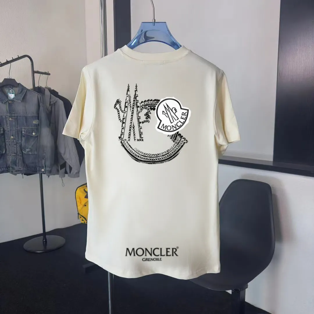 《 ~NFC ~ 》《Moncler~ 》2025New Arrival Quality T , Versatile Quality ！ ‼ 32 250G ‼ ， ， ， ， T 🤪 Sizes：S-M-L-XL-2XL ：Black，White， Same Style
